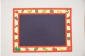 MHPC-BB004  Blackboard / Placemat  黑板塗鴉版 (A4) 小黑板 可水洗,可當餐墊使用